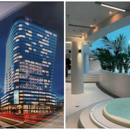 Hanza Tower Apartment-basen シュチェチン