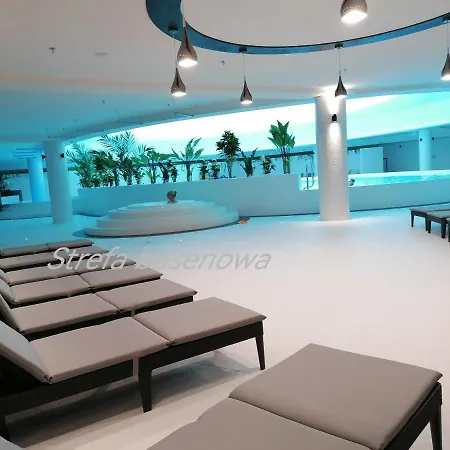 Lägenhet Hanza Tower Apartment-basen Szczecin