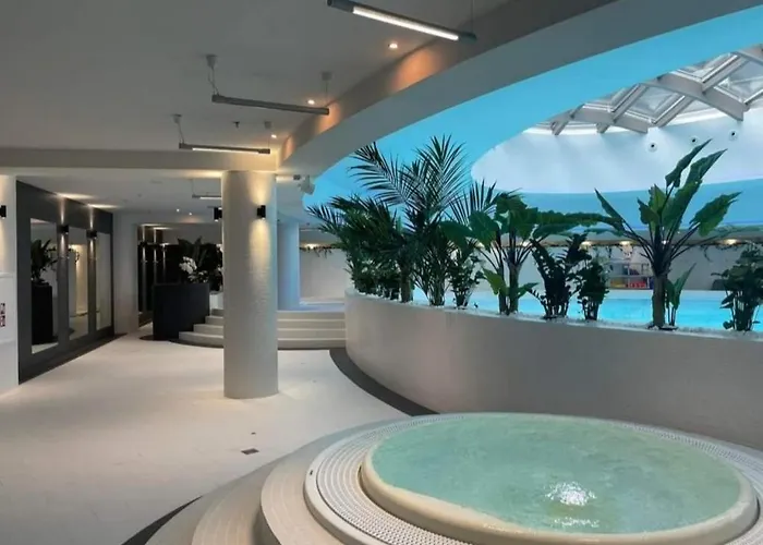 アパート Hanza Tower Apartment-basen シュチェチン