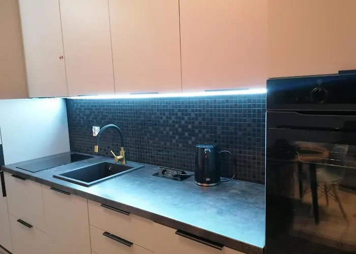 Hanza Tower Apartment-basen アパート シュチェチン