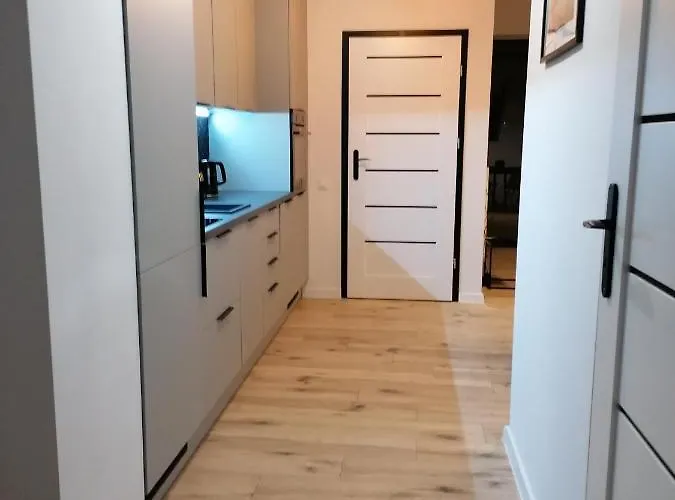 Hanza Tower Apartment-basen アパート *