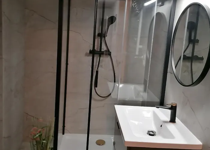 公寓 Hanza Tower Apartment-basen