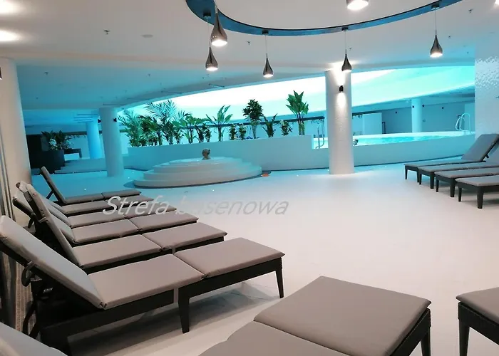 公寓 Hanza Tower Apartment-basen 什切青